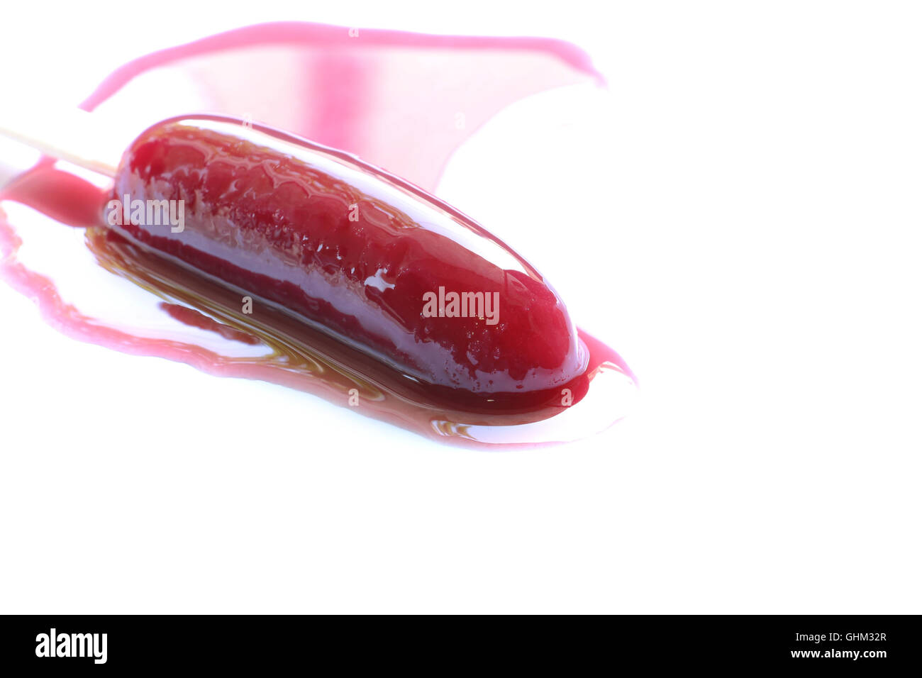 Traube Eis Süßigkeiten isoliert #2 Stockfoto