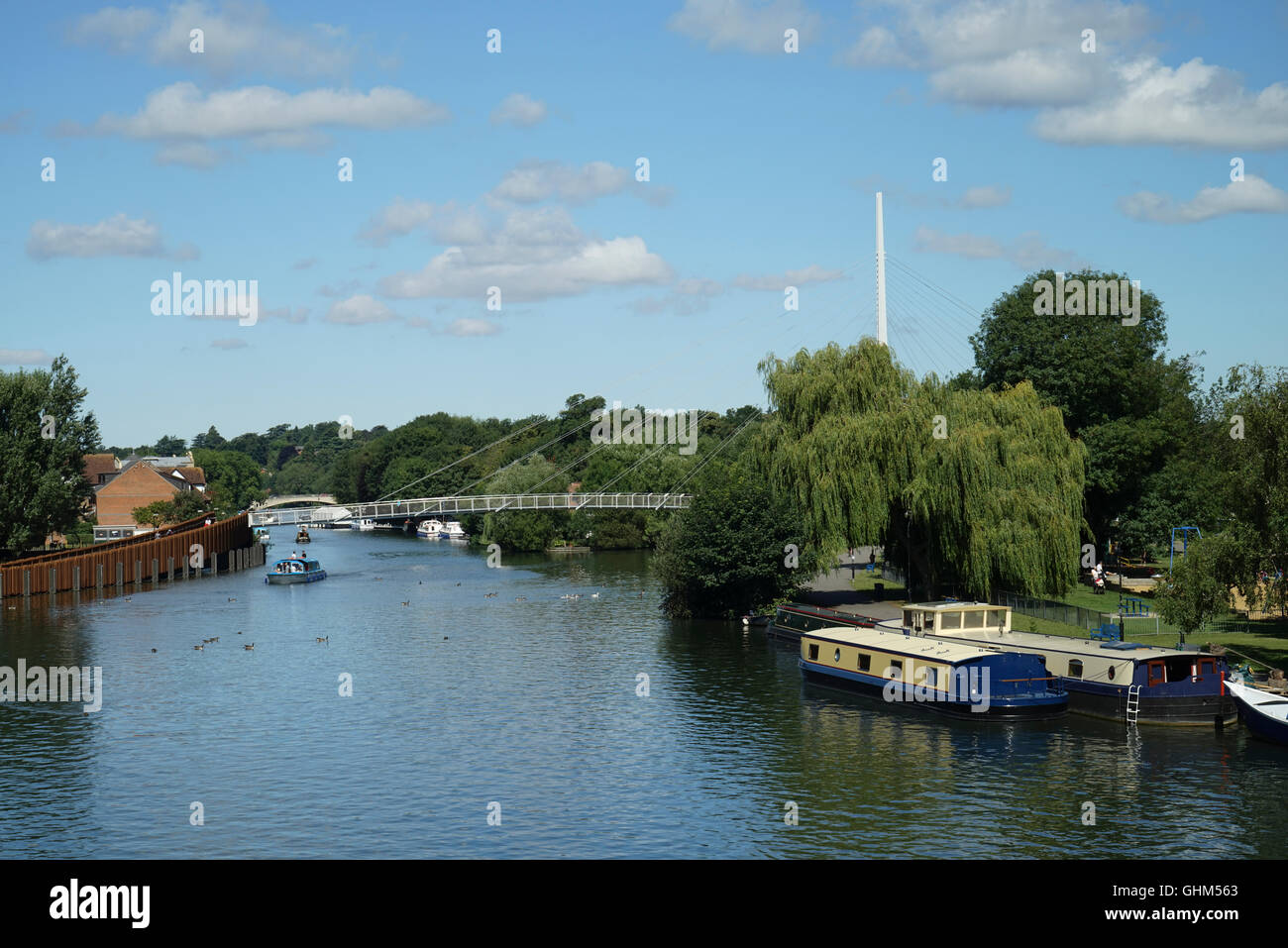 Die Themse bei Reading, Berkshire-2 Stockfoto