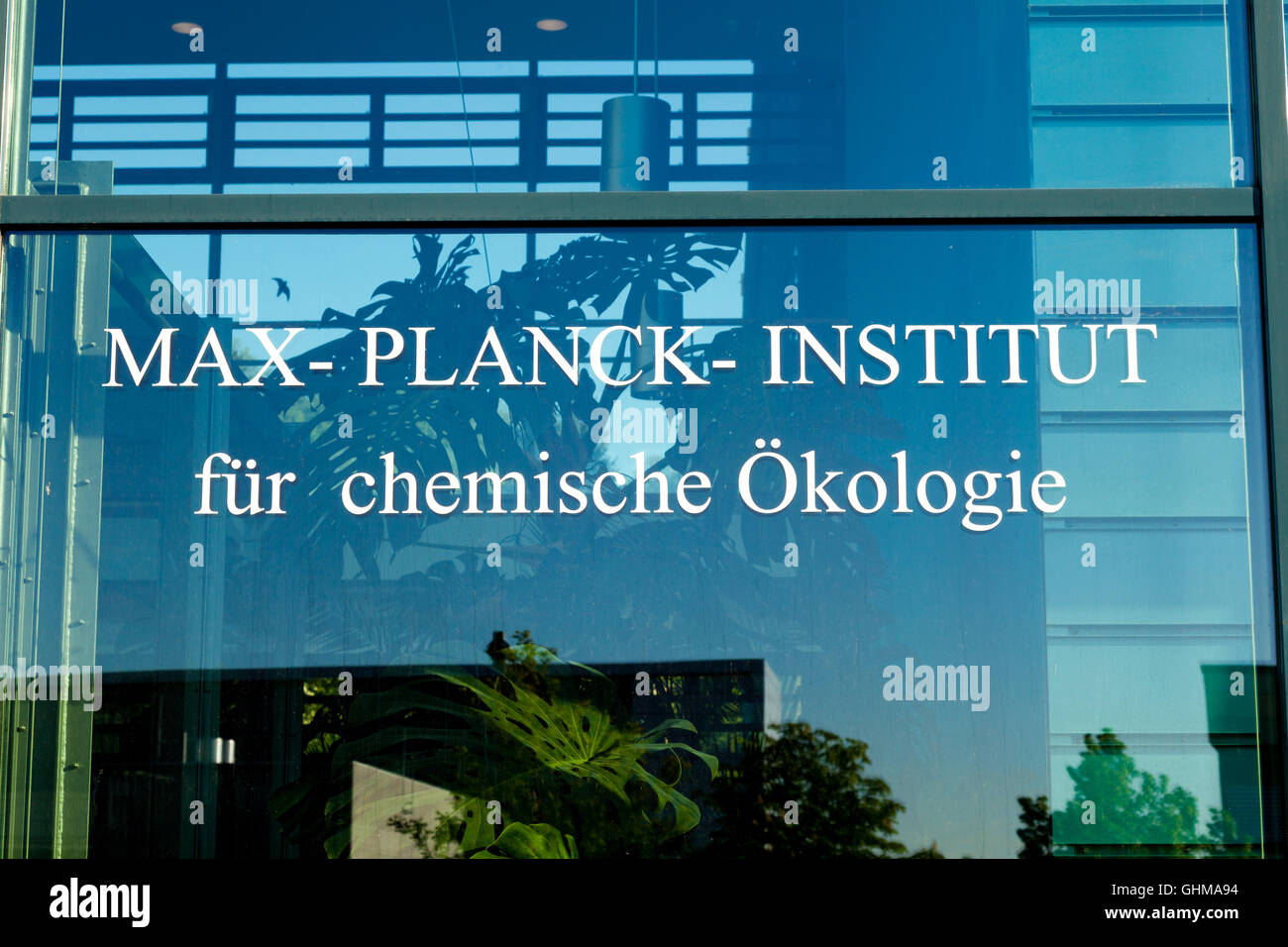 JENA, Deutschland - 8. Mai 2011: Max-Planck-Institut für chemische Ökologie liegt am Beutenberg Campus [1] in Jena, Deutschland. Es Stockfoto