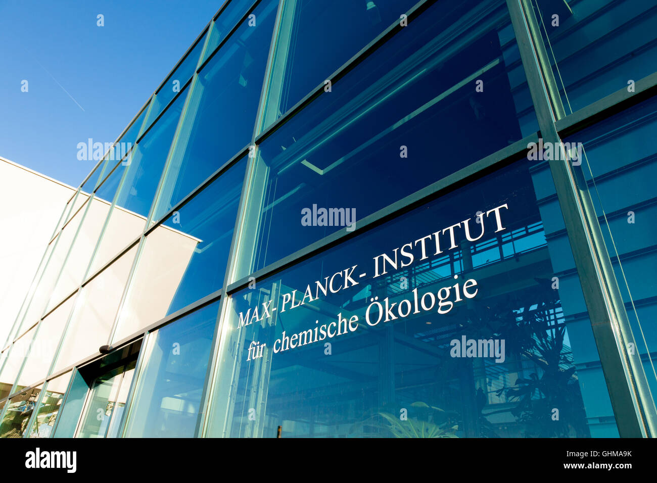 JENA, Deutschland - 8. Mai 2011: Max-Planck-Institut für chemische Ökologie liegt am Beutenberg Campus [1] in Jena, Deutschland. Es Stockfoto