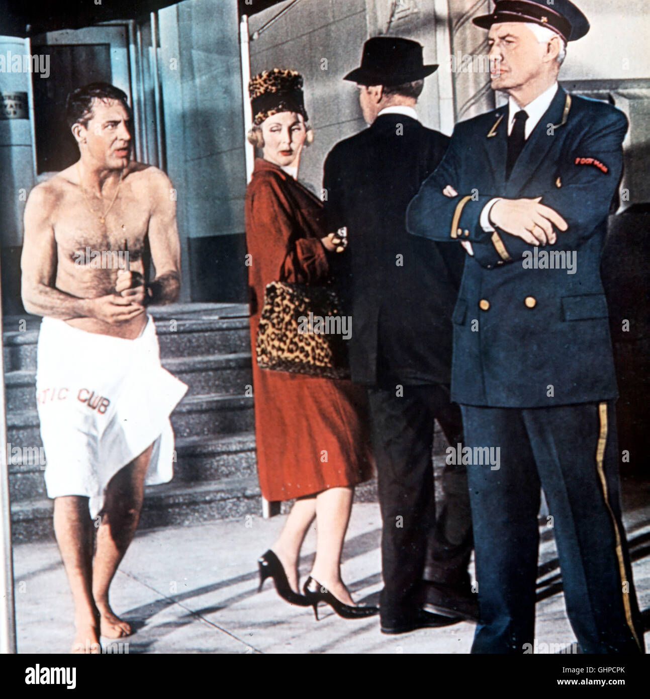 Ein Hauch von Nerz - Für Den Verwöhnten Frauenhelden Philip Shayne (CARY GRANT) Läuft Das Amouröse Fintel Mit Cathy Ein Wenig Anders als Restauranr. Regie: Delbert Mann aka. Hauch von Nerz Stockfoto