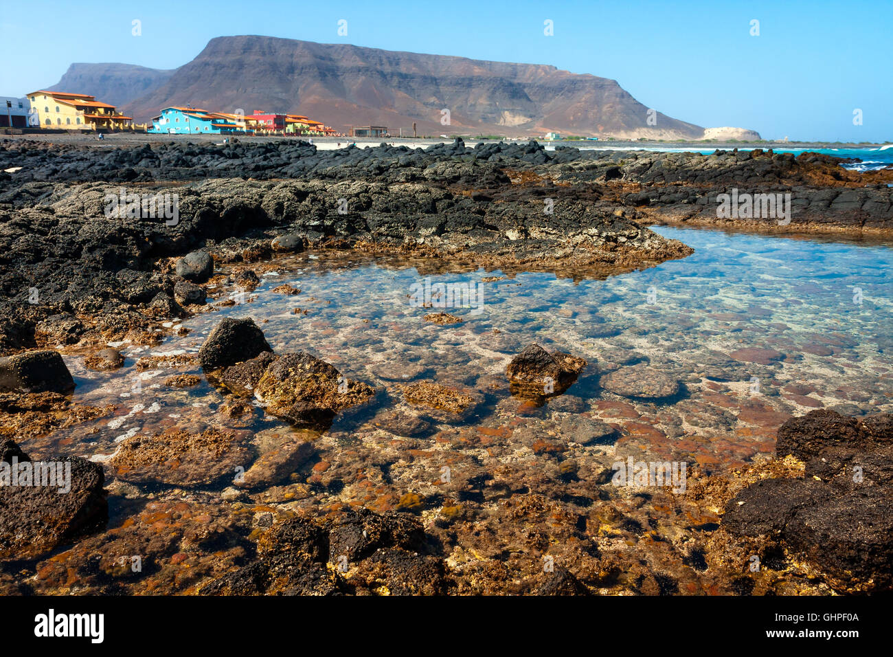 Insel Sao Vicente Stockfoto