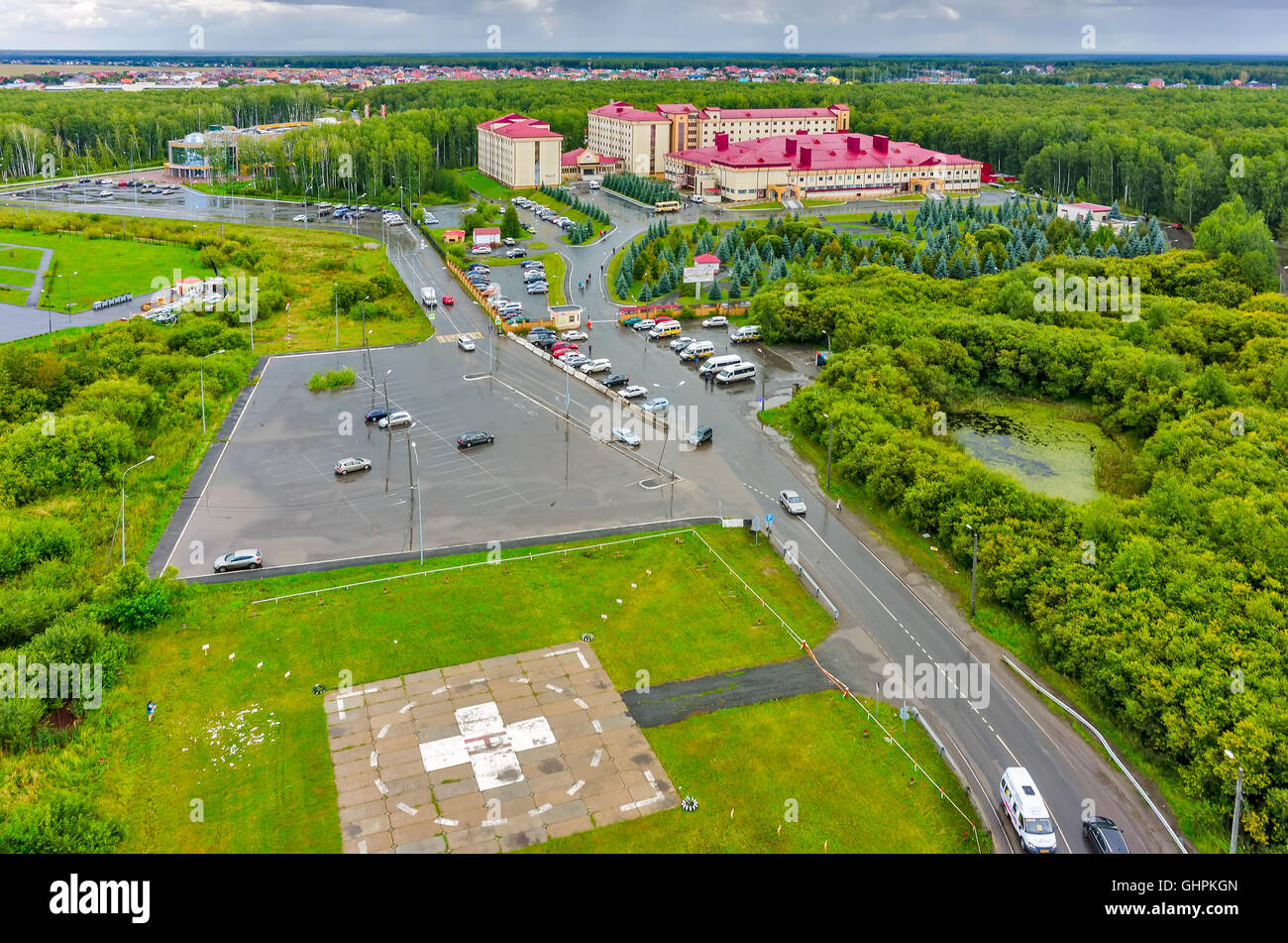 Klinischen Bezirkskrankenhauses Tyumen, Russland Stockfoto