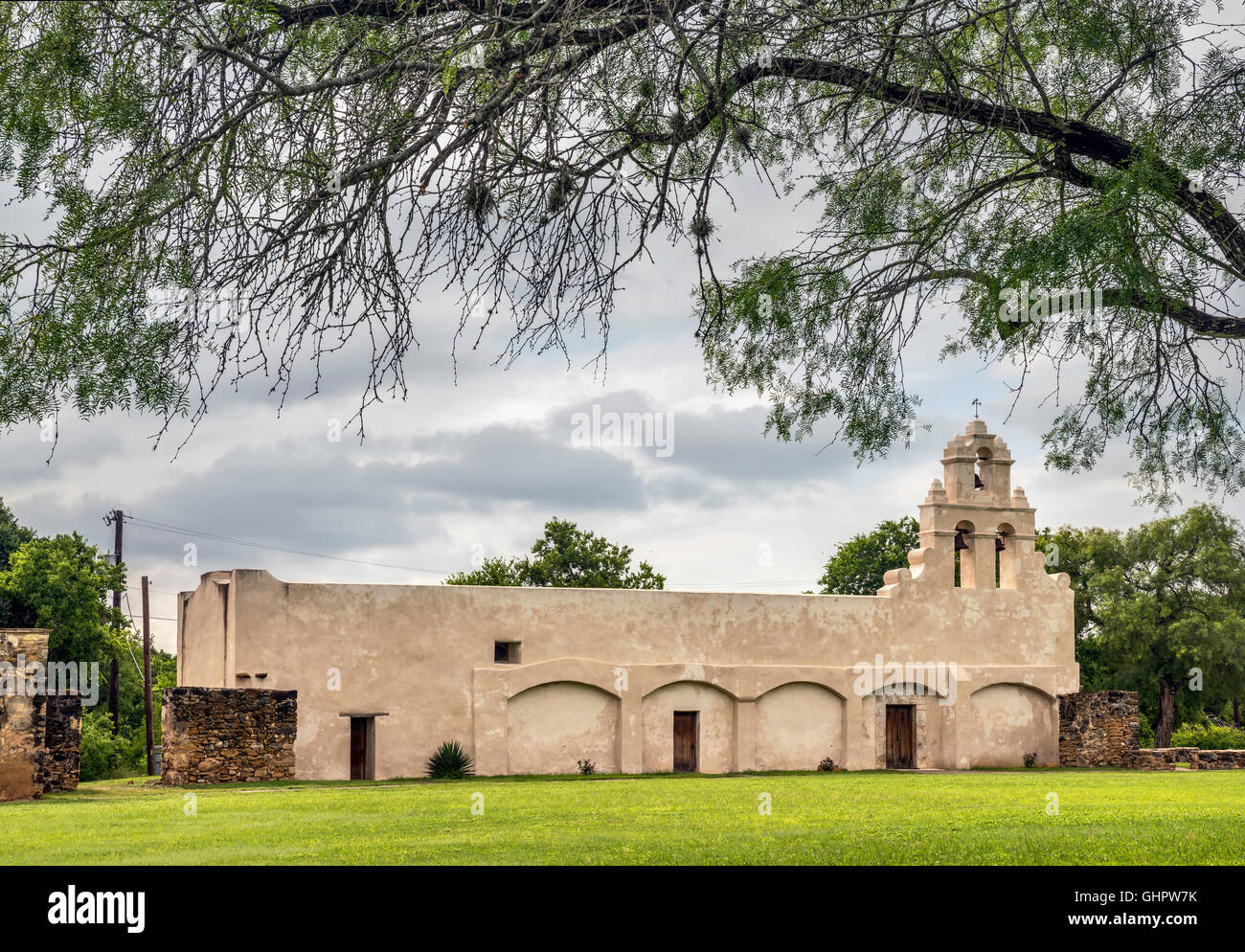 Mission San Juan Capistrano, San Antonio, Texas, USA Stockfoto