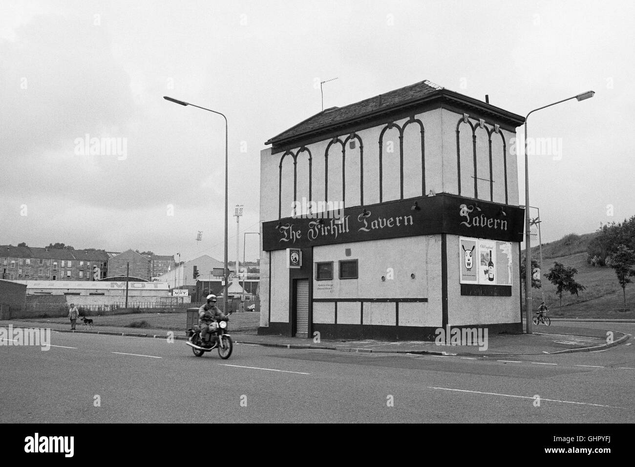 Firhill Wirtshaus Firhill Street, Glasgow 1991 Stockfoto