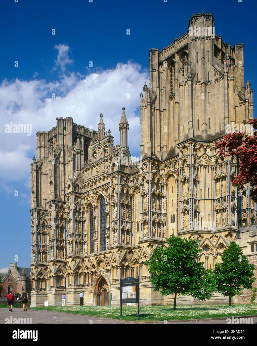 Wells Cathedral, Somerset, England, UK Stockfoto