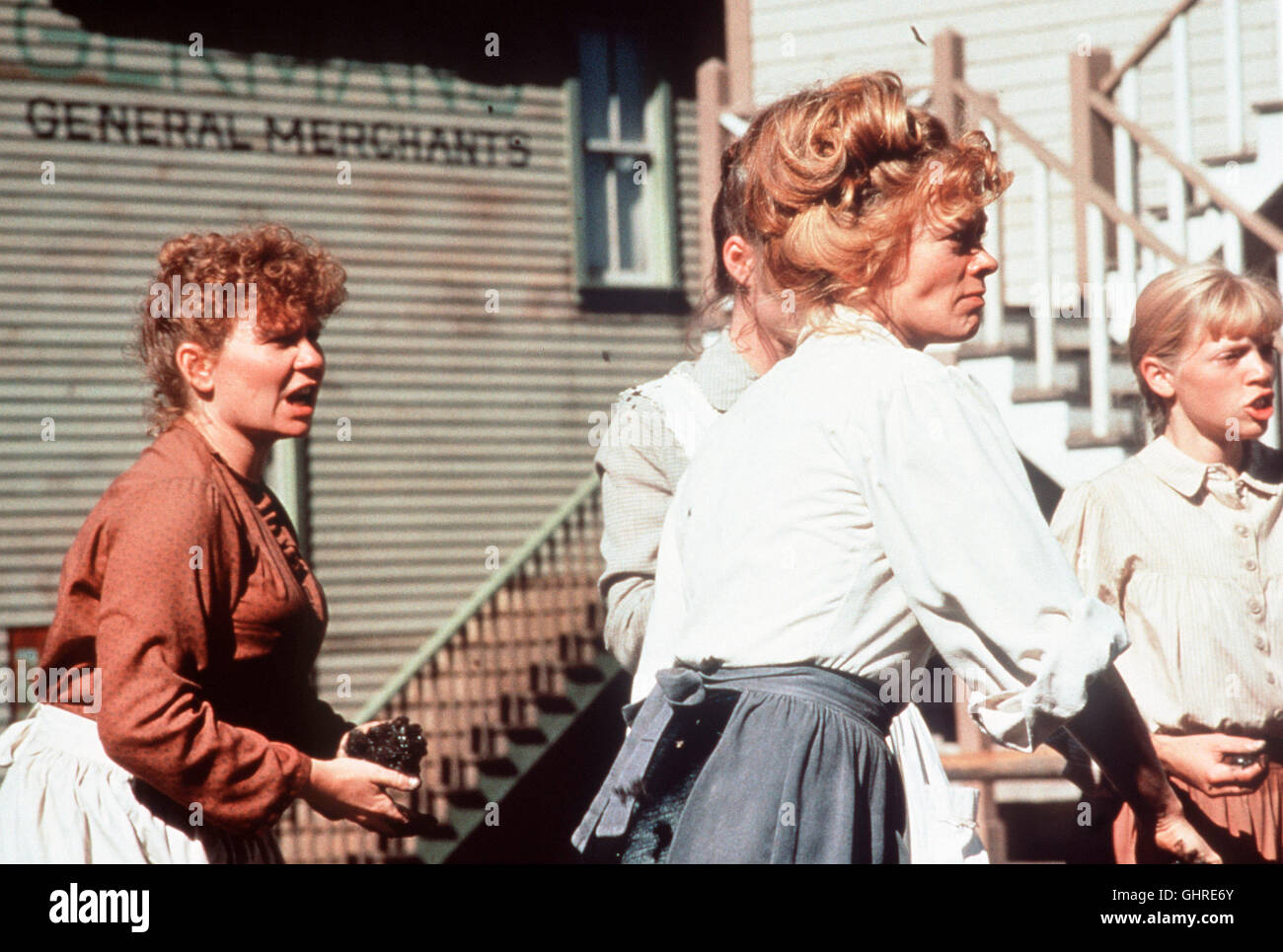 ERBARMUNGSLOS - Szene Mit Strawberry Alice (FRANCES FISHER). Regie: Clint Eastwood aka. Unforgiven Stockfoto