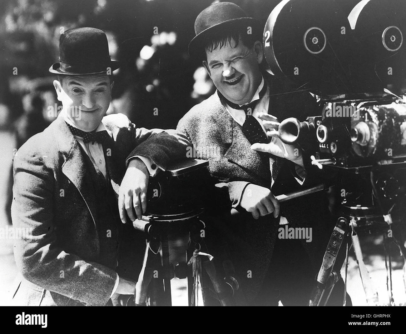 Stan Laurel und Oliver Hardy, ca. 1930er Jahre Stockfoto