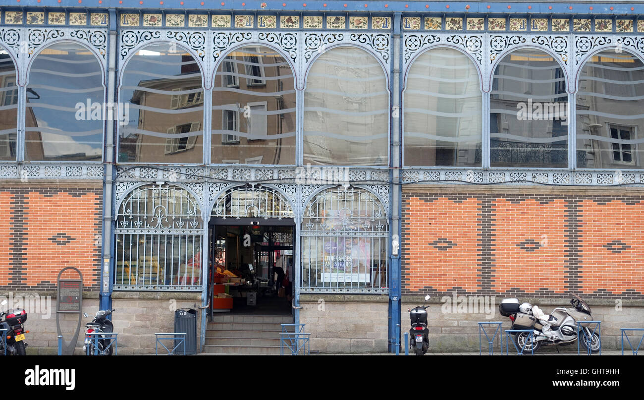 Les Halles Centrales in Limoges, Haute-Vienne, Limousin, Frankreich Stockfoto