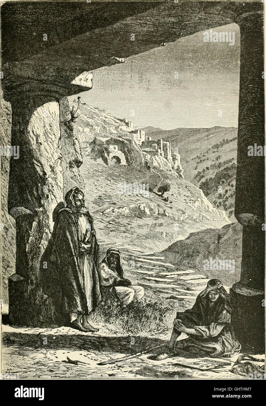 Das Heilige Land und die Bibel; (1888) Stockfoto