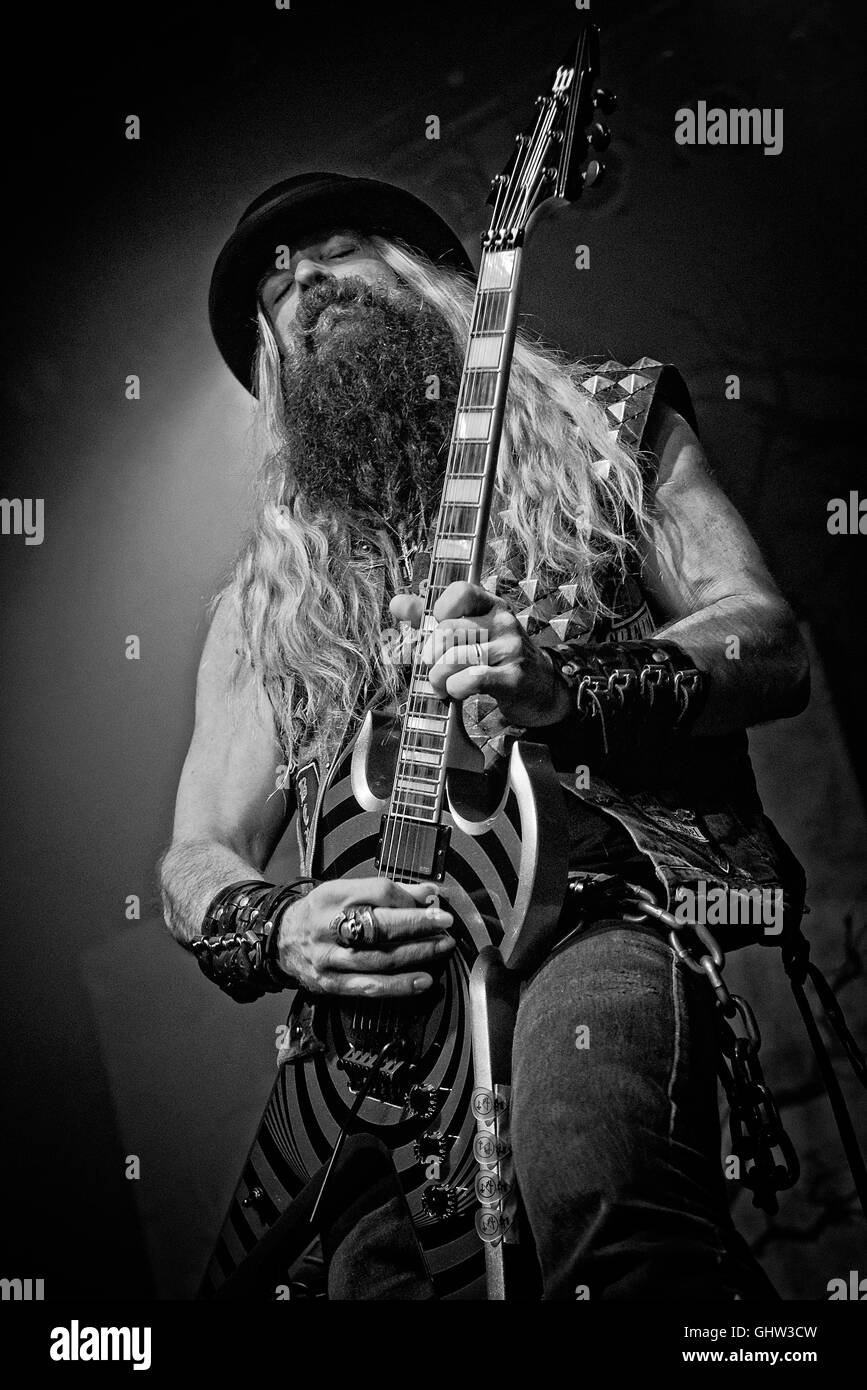 Toronto, Ontario, Kanada. 8. August 2016. US-amerikanischer Rock-Gitarrist, Sänger, Songwriter, ZAKK WYLDE im Phoenix Theatre in Toronto in seinem Buch der Schatten II Tour durchgeführt. © Igor Vidyashev/ZUMA Draht/Alamy Live-Nachrichten Stockfoto