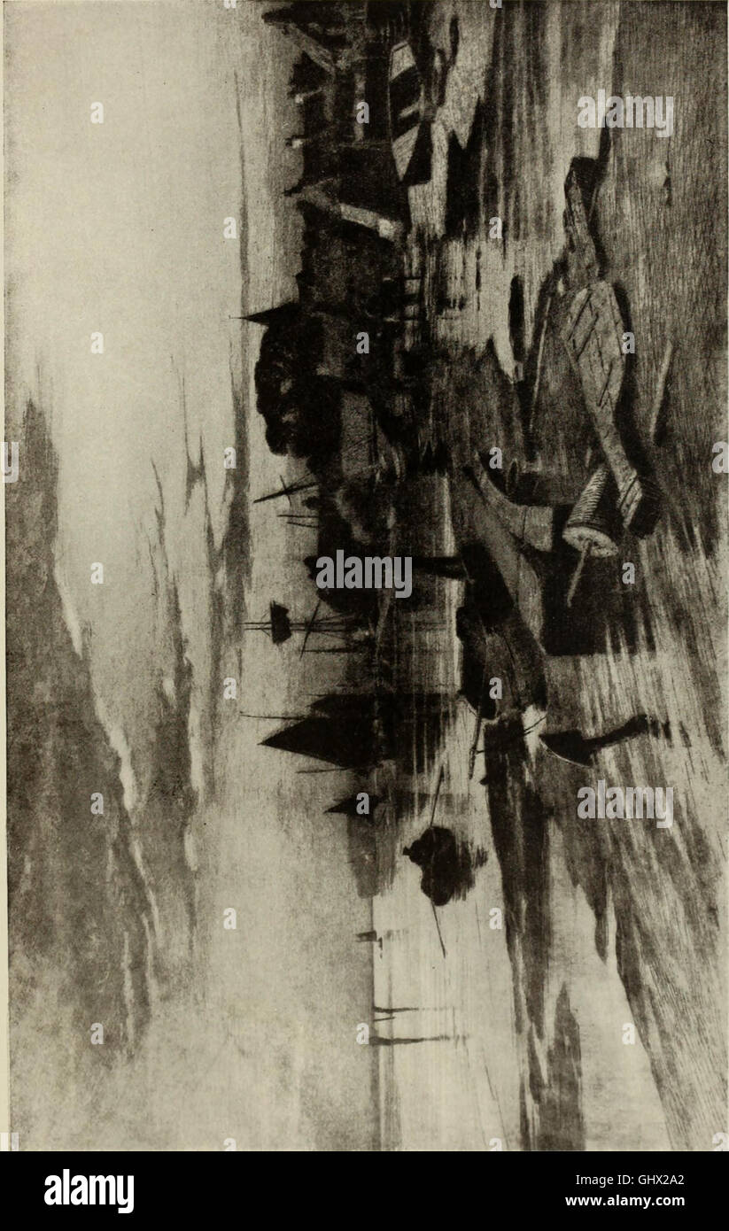 Das 1908 erschienene „International Studio“ ist eine Zeitschrift, die sich mit bildenden und angewandten Künsten befasst und illustrierte Artikel über Künstler, Kunstbewegungen und Designinnovationen in verschiedenen Medien anbietet. Stockfoto