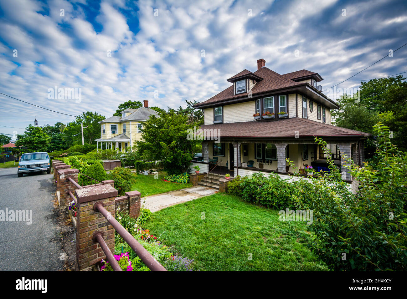 Haus in Provincetown, Cape Cod, Massachusetts. Stockfoto