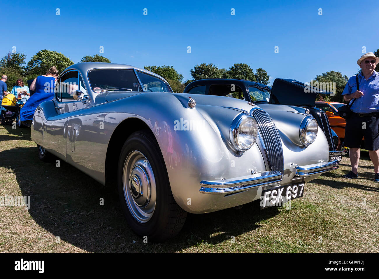 Jaguar XK140 Fixed Head Coupé Stockfoto
