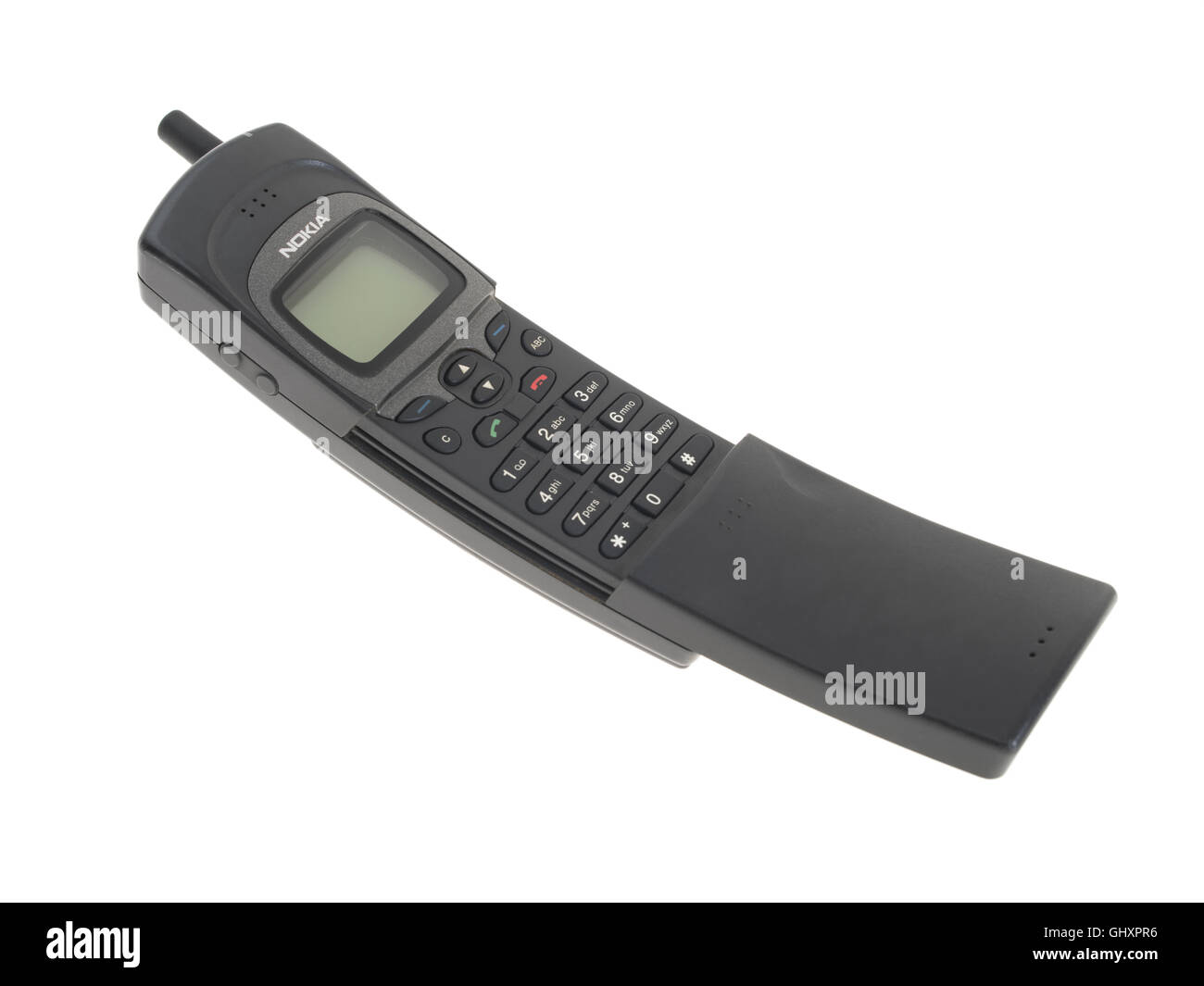 Nokia 8110, Nokias erste High-End, Serie 8000 Telefone, released1996. Sonderangebot-Matrix Film Stockfoto