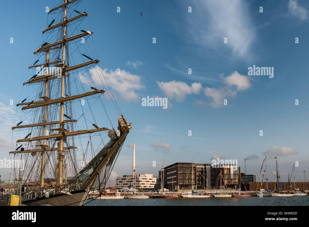 Tall-Ships Race im Hafen von Esbjerg, Dänemark Stockfoto