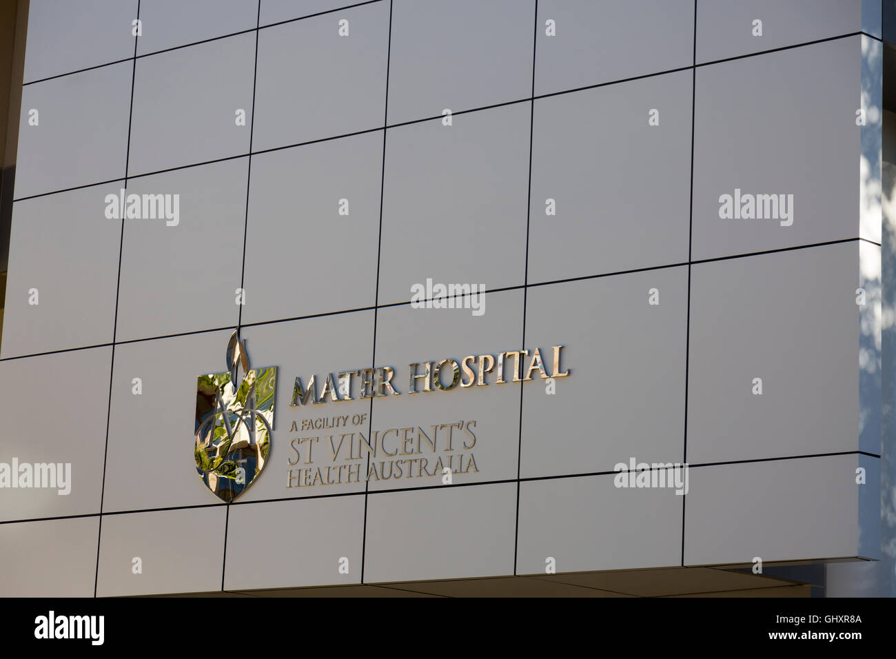 St. Vincents Mater Hospital in North Sydney, New South Wales, Australien Stockfoto