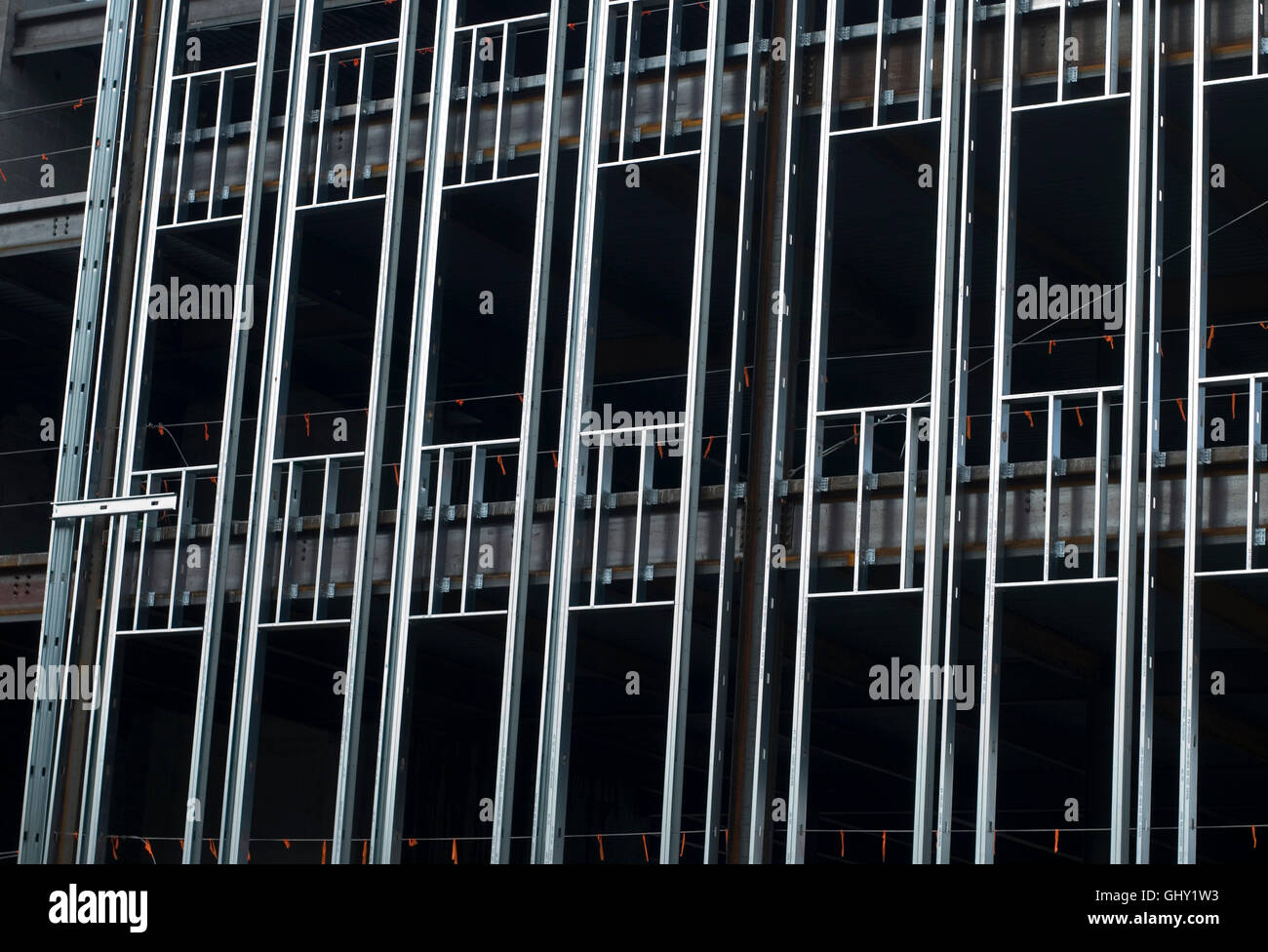 Gewerbebau in Downtown Boulder Colorado. Stockfoto