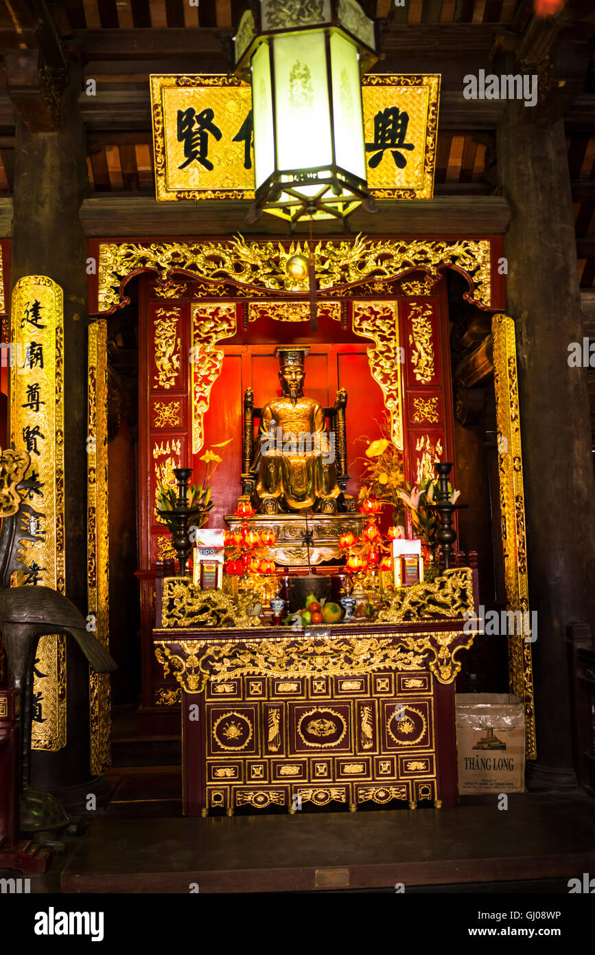 Altar, Ly Nhan Tong, Hanoi Stockfoto