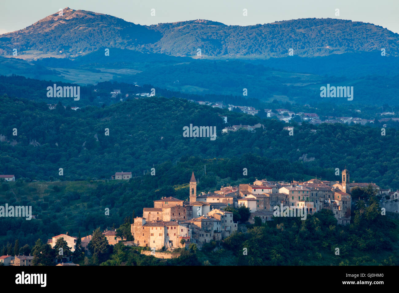 Seggiano, Provinz Grosseto, Toskana, Italien Stockfoto