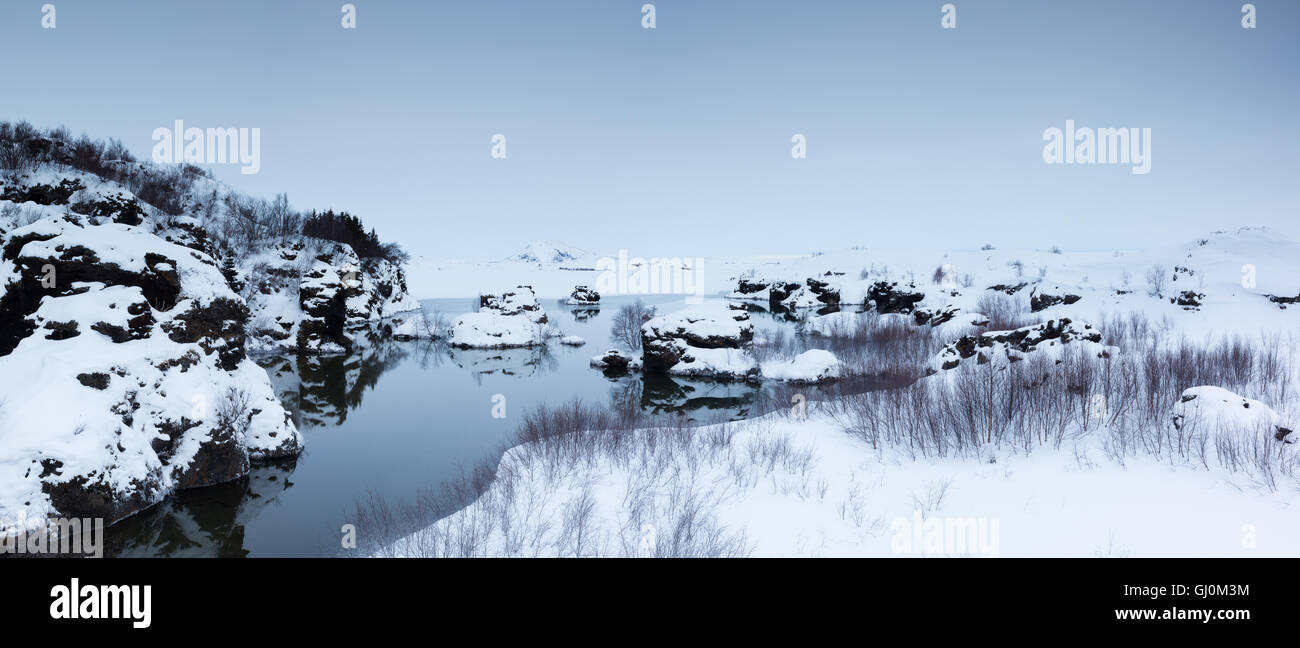 Myvatn, Nord-Ost-Island Stockfoto