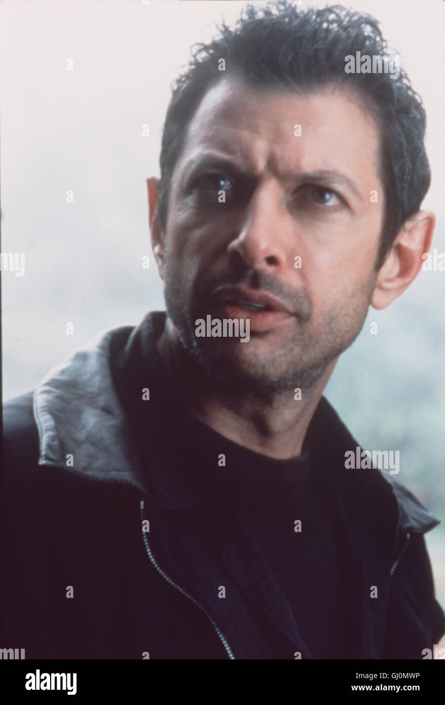 VERGESSENE WELT: JURASSIC PARK-JEFF GOLDBLUM als Ian Malcolm Regie: Steven Spielberg aka. The Lost World: Jurassic Park Stockfoto