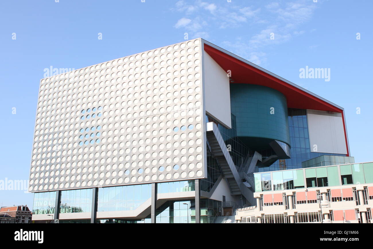 TivoliVredenburg zeitgenössischer Musik Komplex in Utrecht, Niederlande (Sommer 2015) Stockfoto