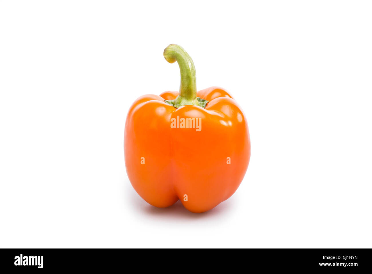 Große orange paprika Stockfoto
