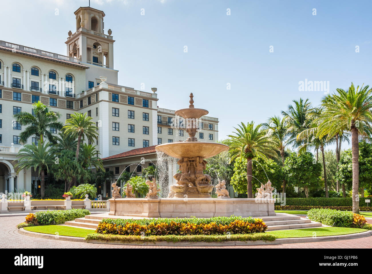 Das Breakers Resort in Palm Beach, Florida, USA. Stockfoto