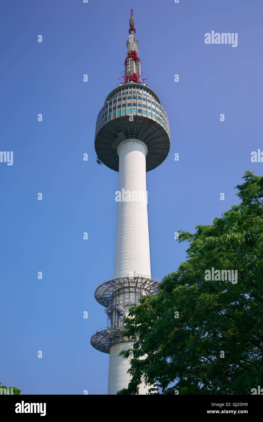 N Seoul Tower, Namsan Park, Seoul Stockfoto
