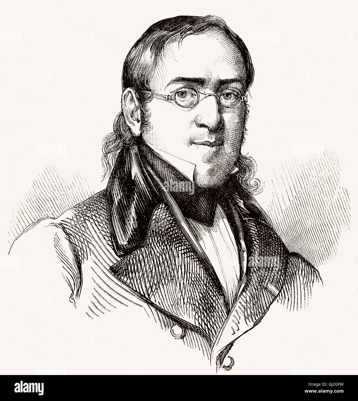 Matthieu Bonafous, 1793-1852, französischer Botaniker Stockfoto