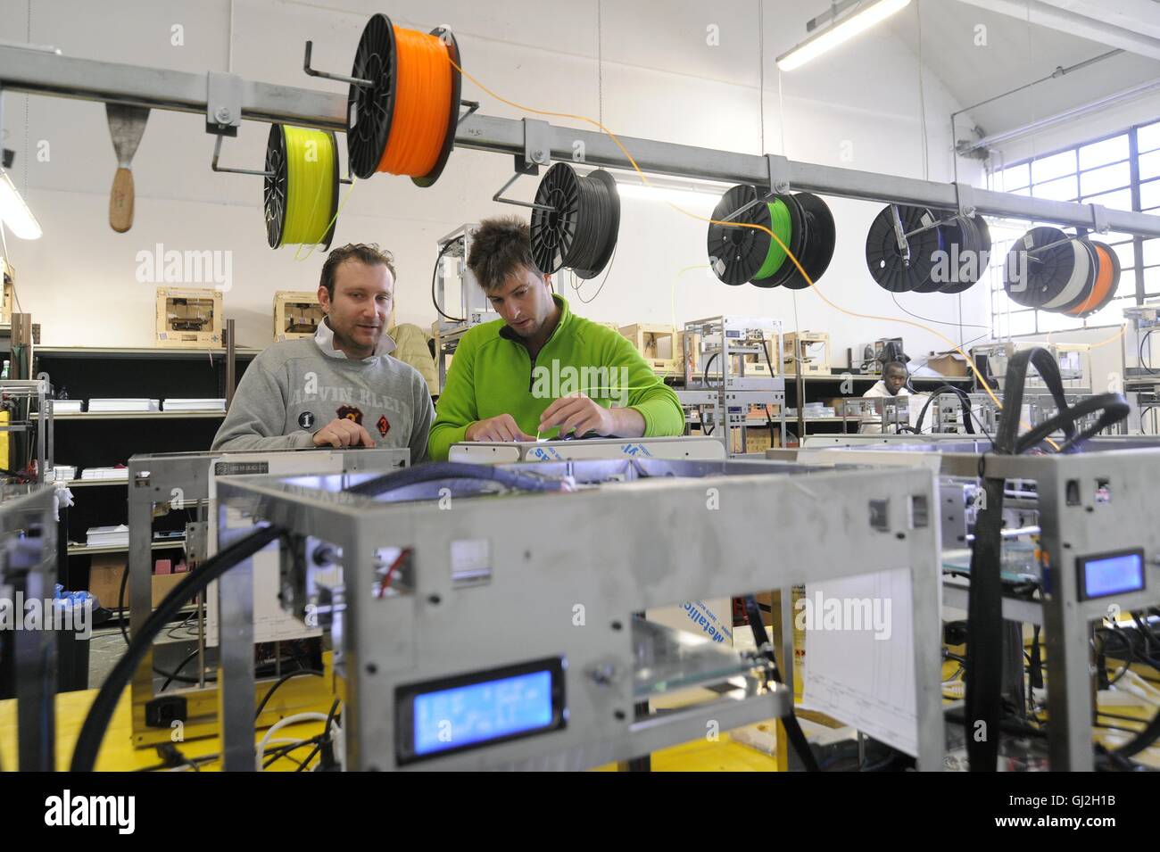 Nibionno (Lecco, Lombardei, Italien) Sharebot Fabrik von 3D-Druckern Stockfoto
