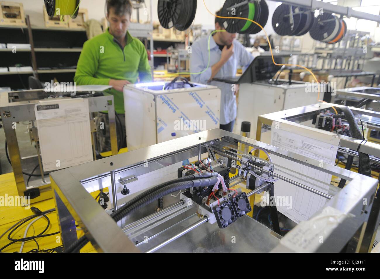 Nibionno (Lecco, Lombardei, Italien) Sharebot Fabrik von 3D-Druckern Stockfoto