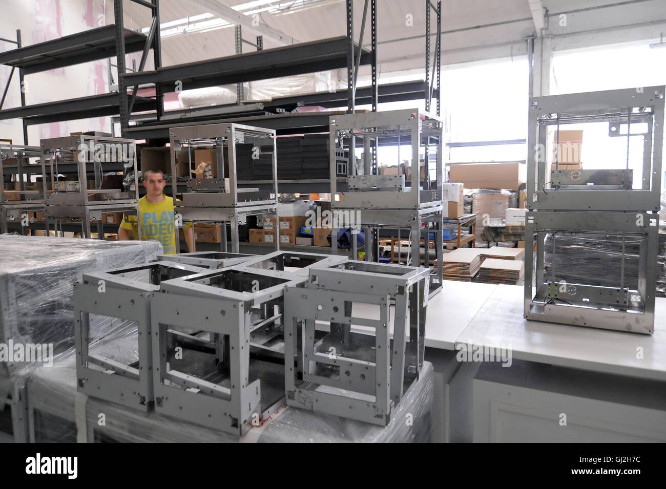 Nibionno (Lecco, Lombardei, Italien) Sharebot Fabrik von 3D-Druckern Stockfoto