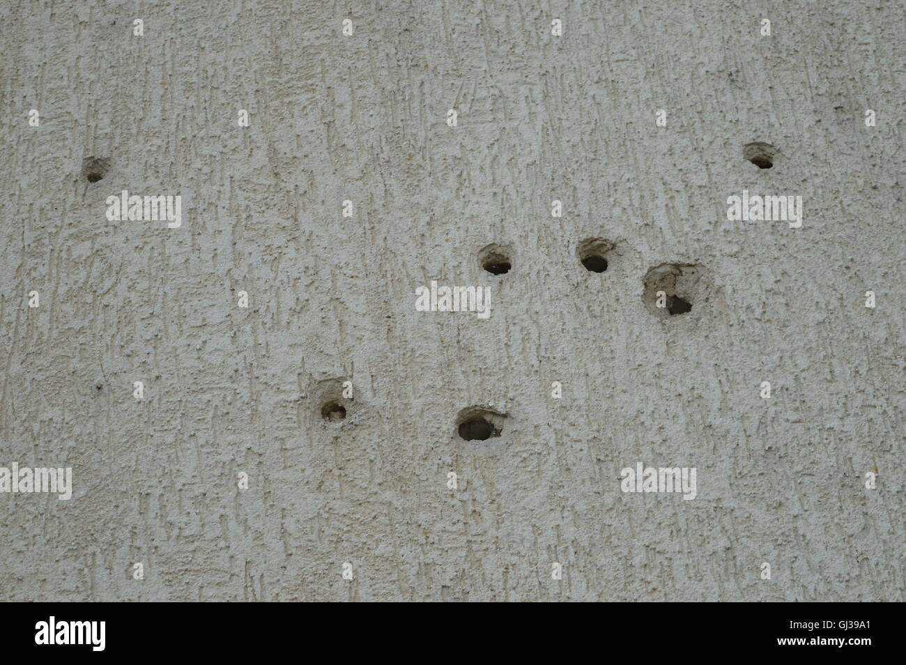 Einschusslocher An Wand In Sarajevo Stockfotografie Alamy