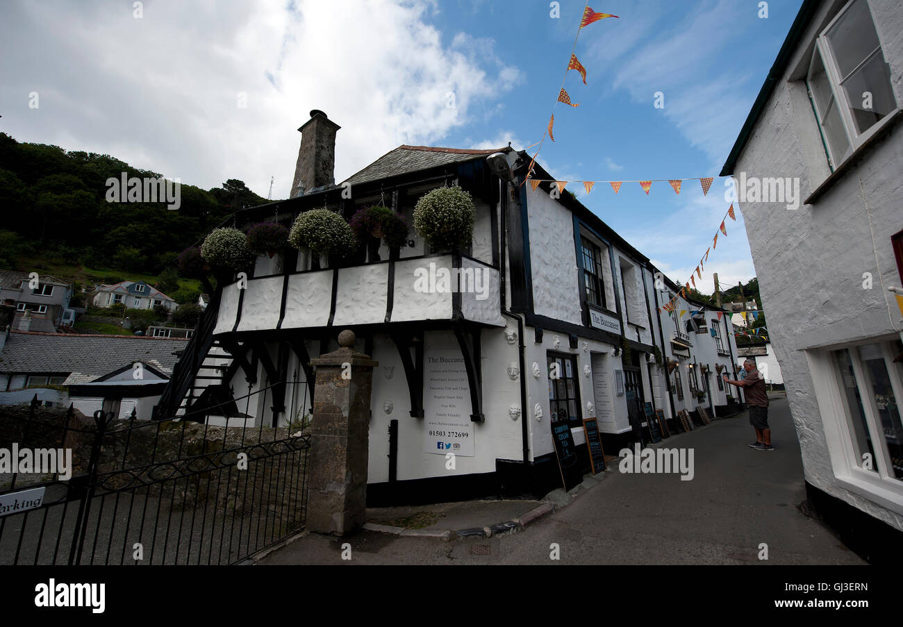 Polperro, Cornwall, England, Vereinigtes Königreich. Stockfoto