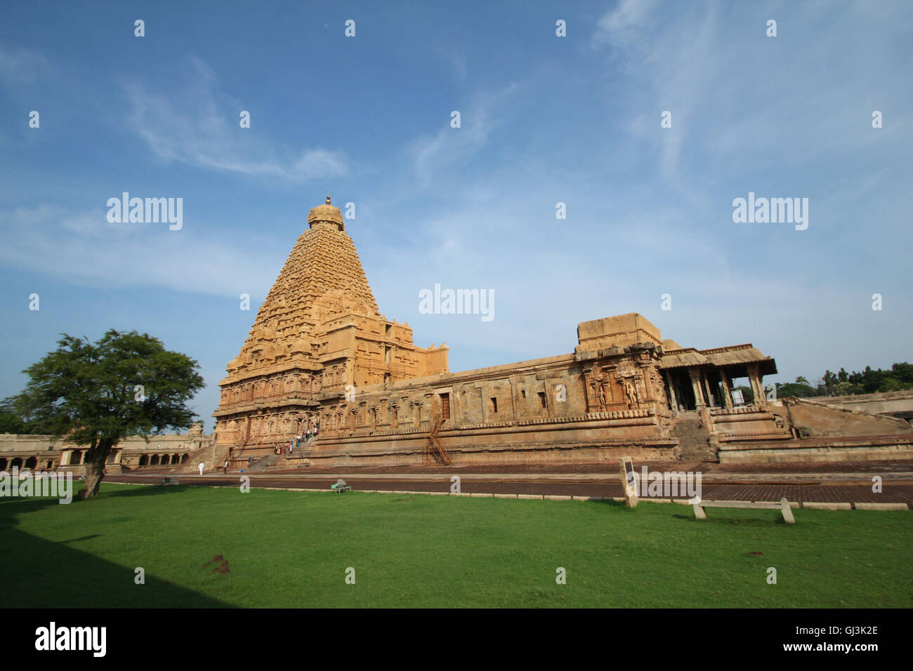 Tanjavur Brihadeshwara Tempel, TamilNadu. Indien Stockfoto