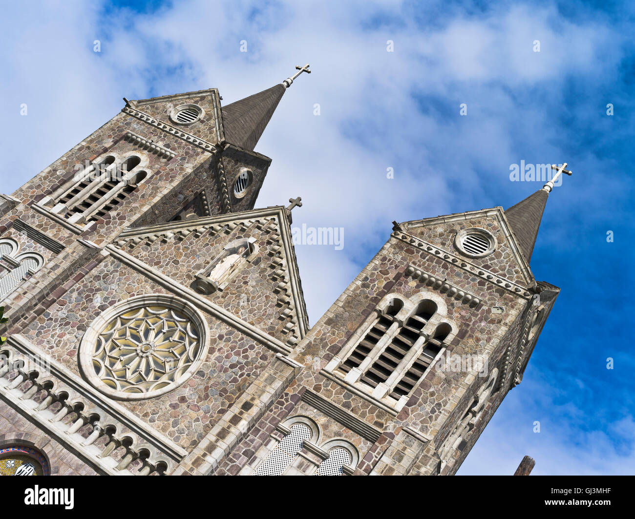 dh Basseterre ST KITTS CARIBBEAN Basseterres Katholische Kathedrale der Unbefleckten Empfängnis Kirche Stockfoto