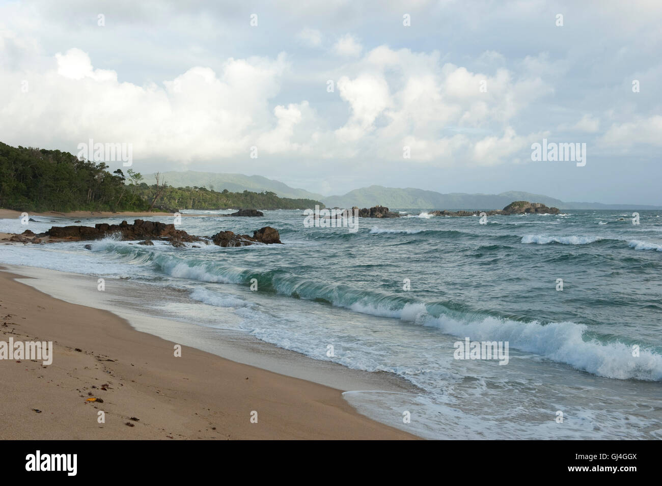 Strand-Masoala-Nationalpark Madagaskar Stockfoto