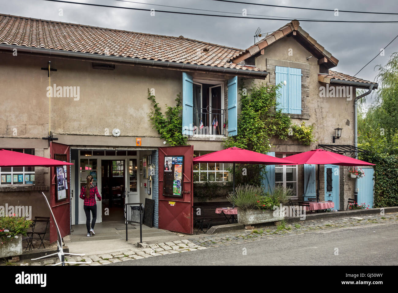 Romagne 14 18, Erster Weltkrieg Museum in Romagne-Sous-Montfaucon, Lothringen, Frankreich Stockfoto