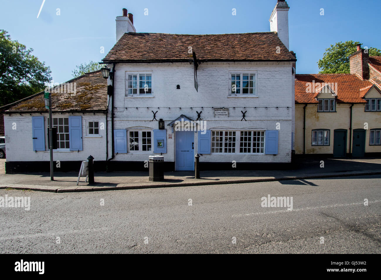 West Wycombe in England ist ein kleinen malerischen historischen Dorf, zieht viele Touristen an und ist 3 Meilen von High Wycombe Stockfoto