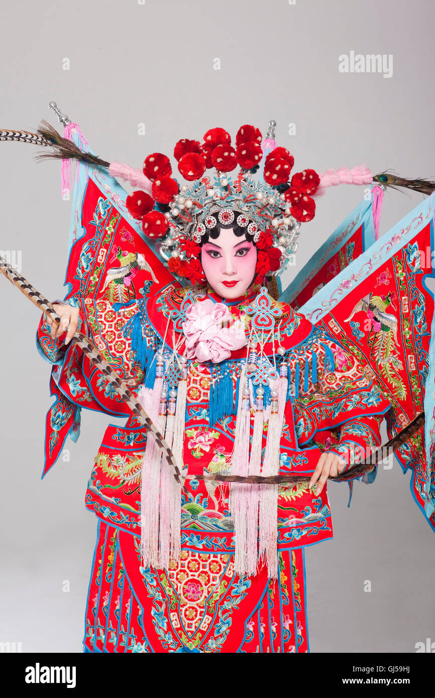 Peking-Oper-Zeichen Stockfoto