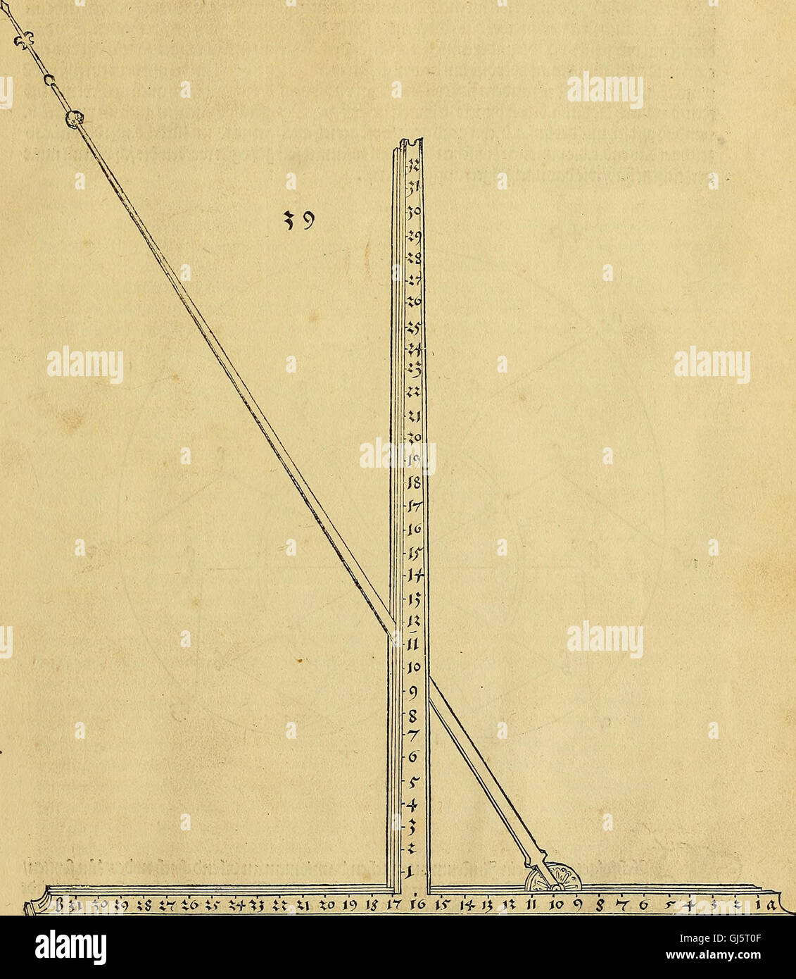 Vnderweysung der Messung - Mit Dem Zirkel vn(d) Richtscheyt in Linien Ebnen Vnnd Gantzen Corporen (1525) Stockfoto