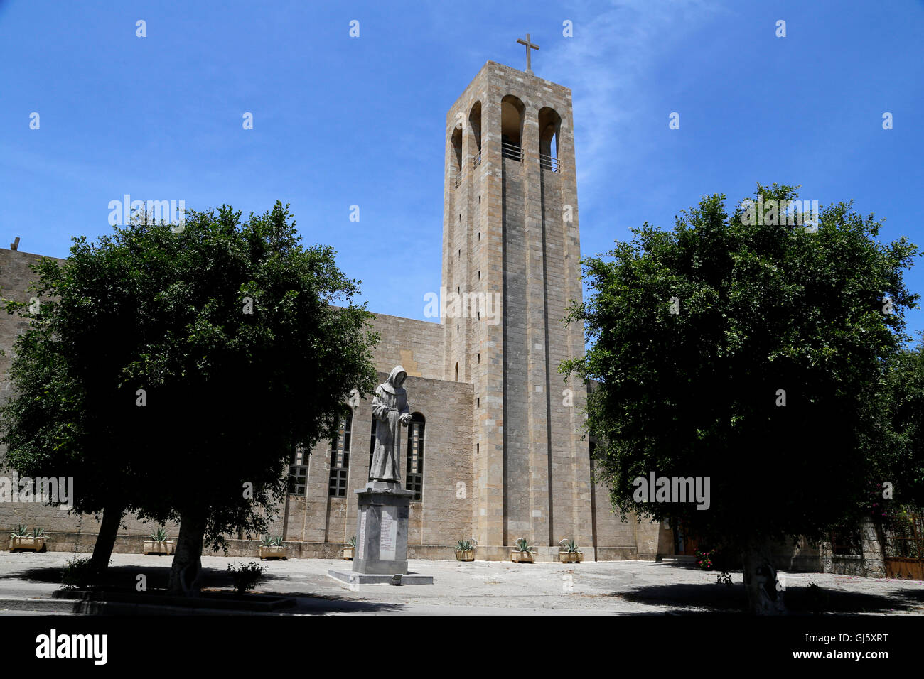 Die griechisch-katholische Kirche. Stockfoto