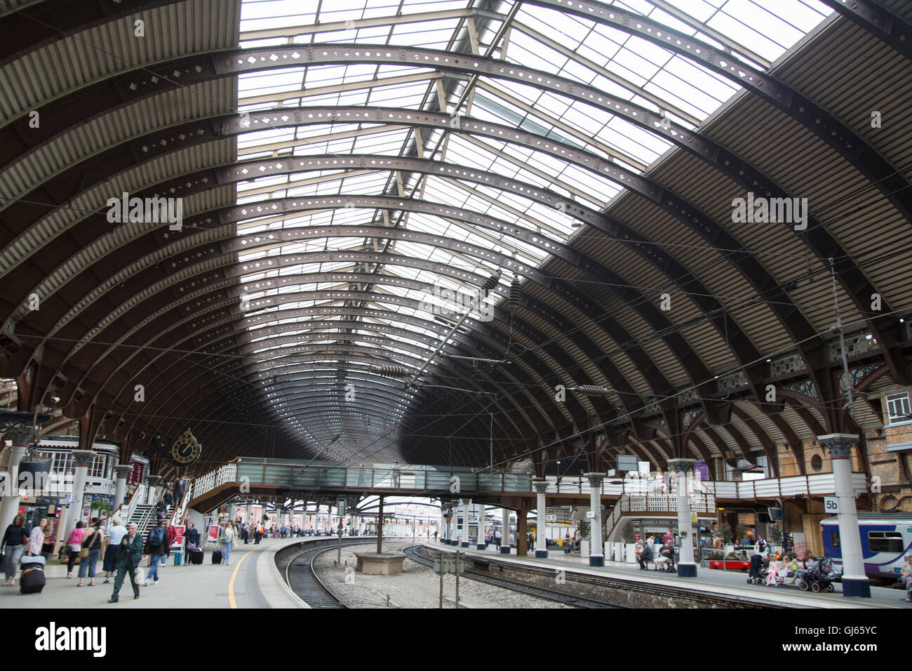 York Railway Station, England; UK Stockfoto