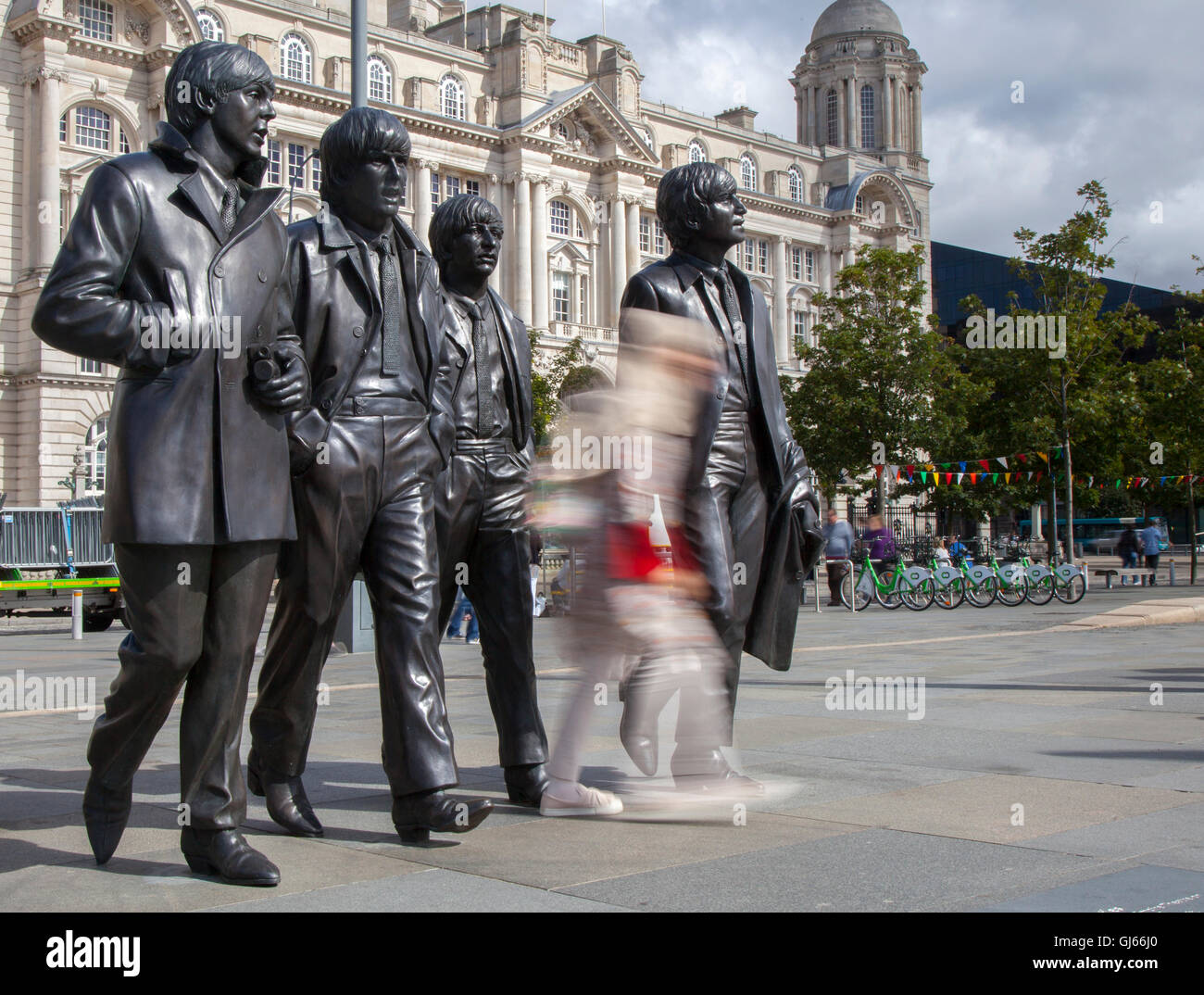 Pierhead, Waterfront, Liverpool, Merseyside, UK Stockfoto