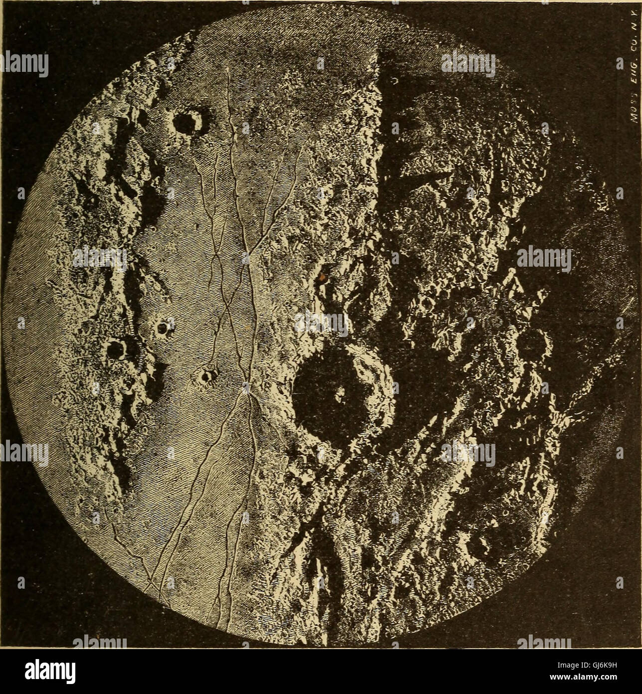 Dieses Lehrbuch aus dem Jahr 1882 bietet einen strukturierten Ansatz für den Unterricht von Astronomie, der für den Einsatz in Schulen und Akademien entwickelt wurde und sich auf Himmelskörper, Planetensysteme und astronomische Phänomene konzentriert. Stockfoto