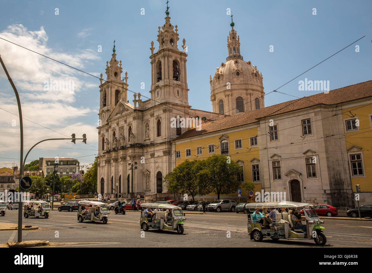 Europa, Portugal, Lissabon, Kathedrale Estrela, Basílica de Estrela Stockfoto