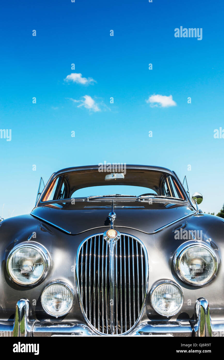 Breuberg, Hessen, Deutschland, Jaguar MK 2, Baujahr 1961, Hubraum 3,8 l, 220 PS Stockfoto