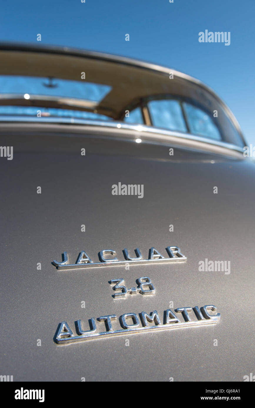 Breuberg, Hessen, Deutschland, Jaguar MK 2, Baujahr 1961, Hubraum 3,8 l, 220 PS Stockfoto